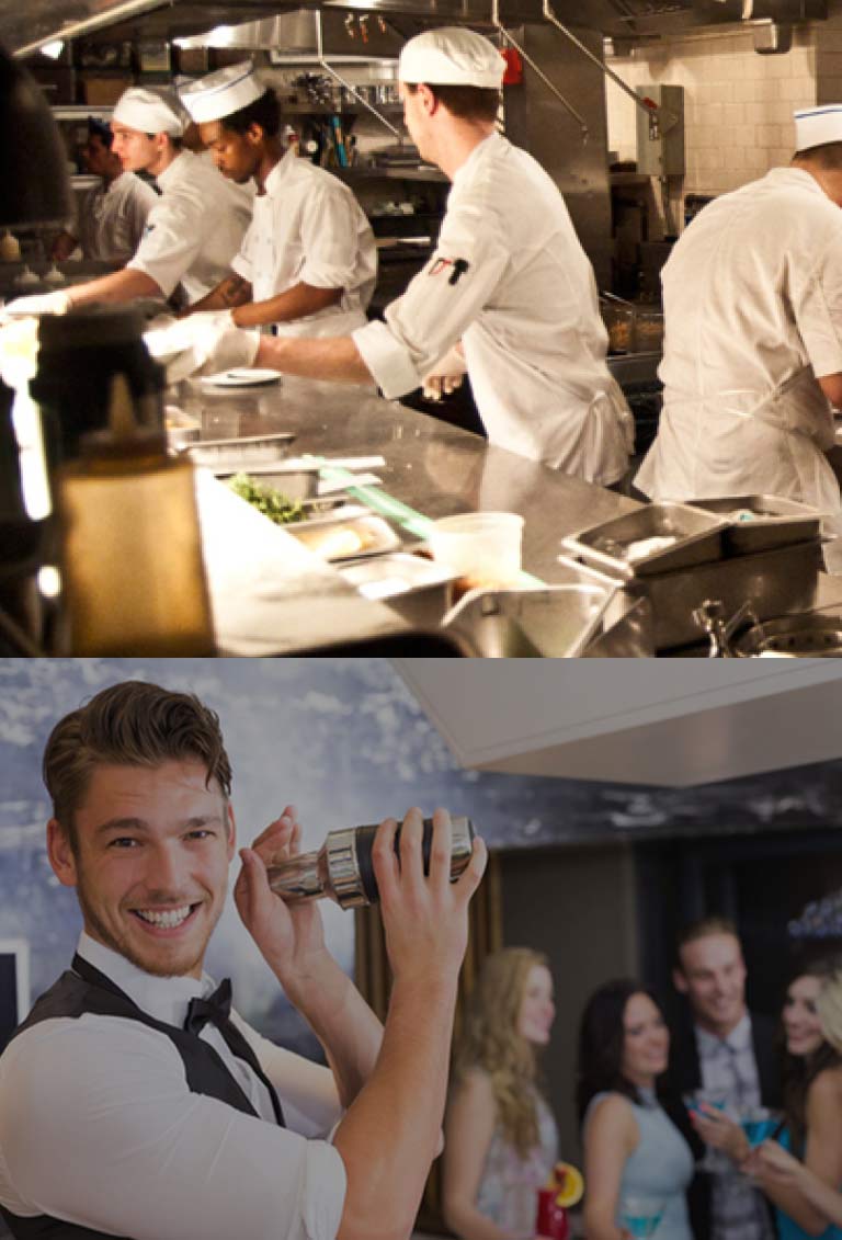 Culinary staffing team